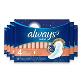 always maxi overnight pads with wings