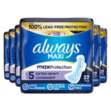 always maxi extra heavy overnight pads with wings