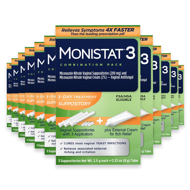 monistat 3 day combo pack disposable applicators