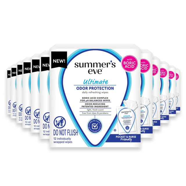 summers eve ultimate odor protection cleansing cloths