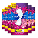 always radiant flexfoam pads with wings scented