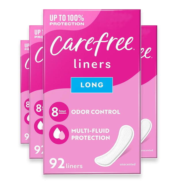 carefree longs acti fresh pantiliners