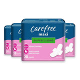 carefree maxi super long pads with wings