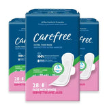 carefree ultra thin super long pads with wings