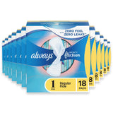 always infinity flexfoam size 1 regular pads with wings
