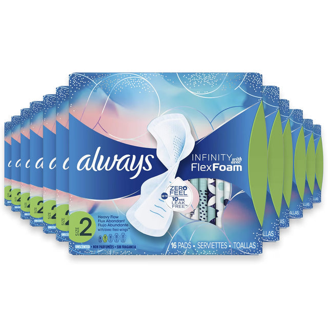 always infinity flexfoam super size 2 pads with wings