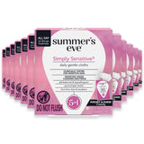 summer's eve simply sensitive 5 in 1 feminine cleansing cloths