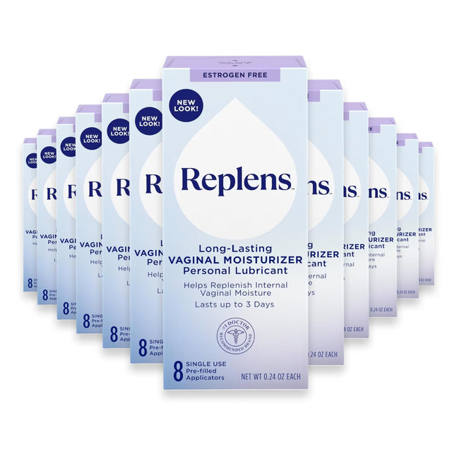 replens vaginal moisturizer 8 ct 24 pack