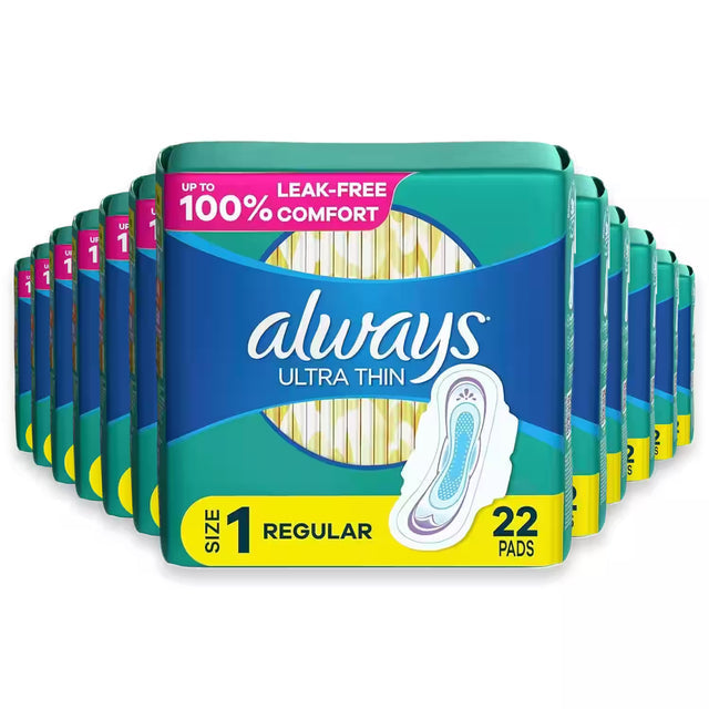 always ultra thin pads with wings