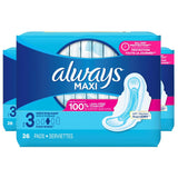 always maxi size 3 extra long super unscented