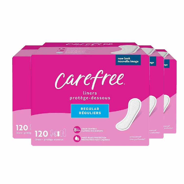 carefree acti fresh panty liners